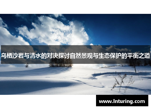 乌栖沙岩与清水的对决探讨自然景观与生态保护的平衡之道